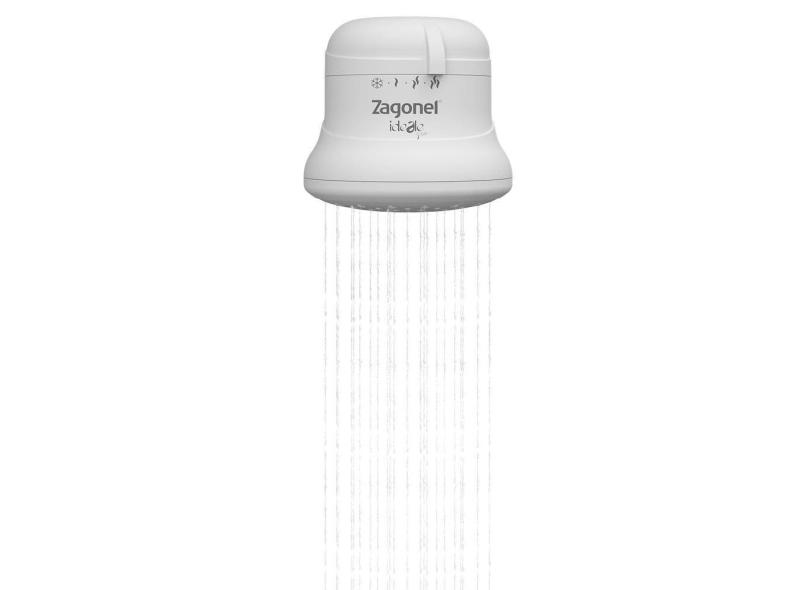 Ducha Chuveiro Zagonel Ideale Plus 5500w 110v Com Cano