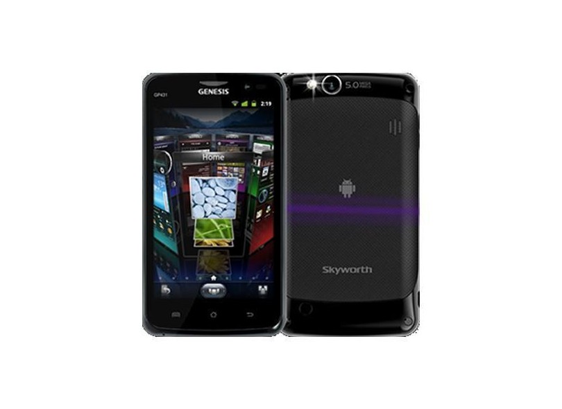 Celular Genesis GP 431 Câmera 5 Megapixels Desbloqueado 2 Chips Android 2.3 (Gingerbread) 3G Wi-Fi