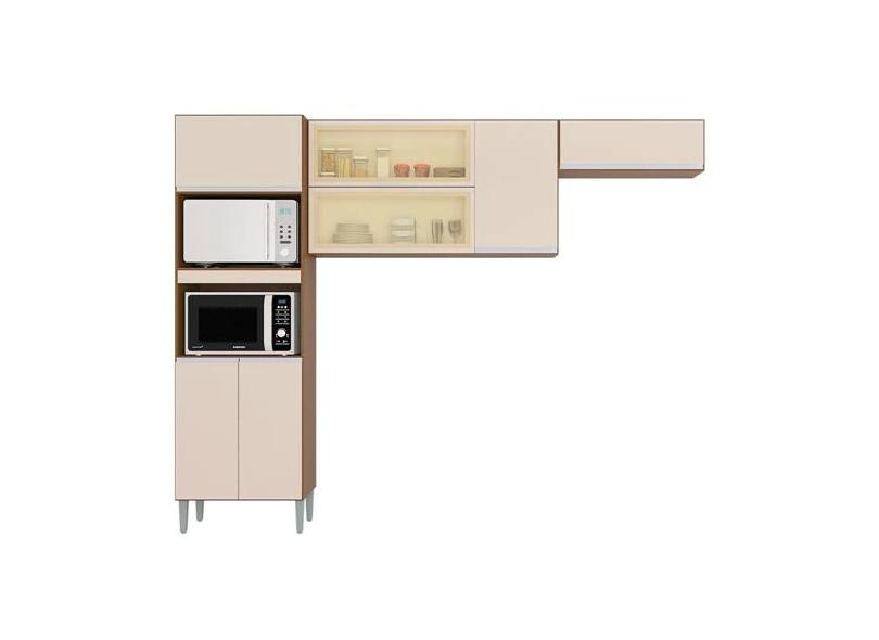 Cozinha Compacta 7 Portas para Micro-ondas / Forno Aline Poquema