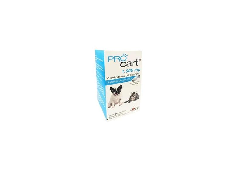 Pro Cart 1000 Mg Suplemento Para Cães E Gatos com o Melhor Preço é no Zoom