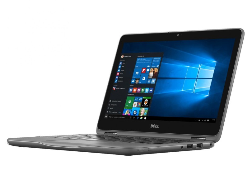 Notebook Conversível Dell Inspiron 3000 Intel Pentium N3710 4 GB de RAM 500 GB 11.6 " Touchscreen Windows 10 I11-3168-A10