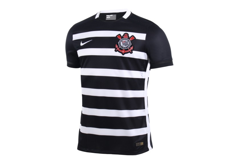 Camisa Jogo Corinthians II 2015/16 sem Número Nike