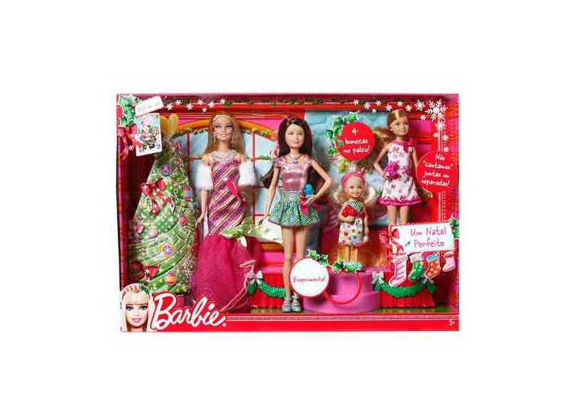 Boneca Barbie Natal Perfeito As irmãs Mattel