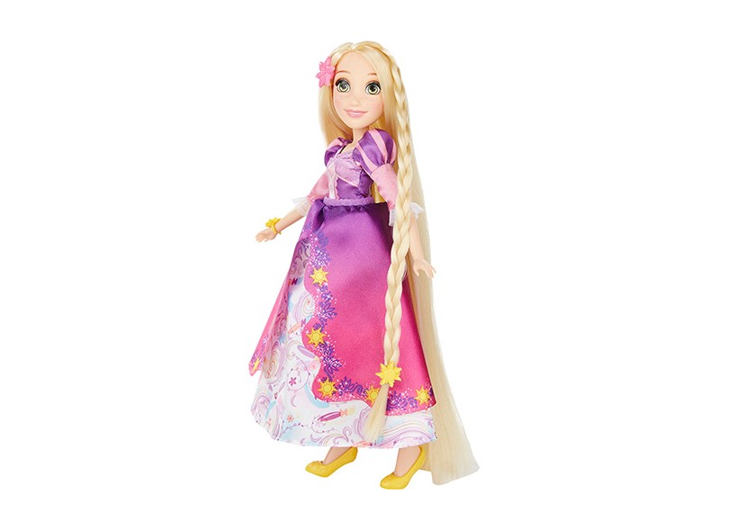 Boneca Princesas Disney Lindos Vestidos Princesa Rapunzel Hasbro