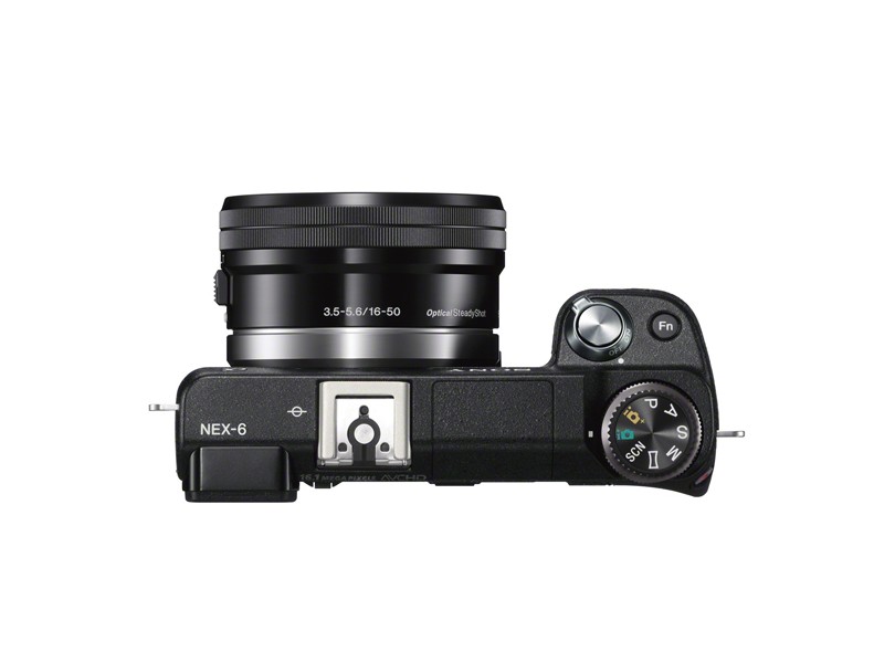Câmera Digital Semiprofissional Sony 16,1 mpx Full HD Wi-Fi NEX-6