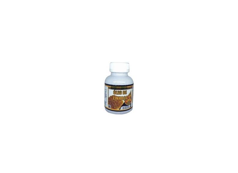 Óleo de Linhaça 500mg 60 cápsulas - Poly Flora