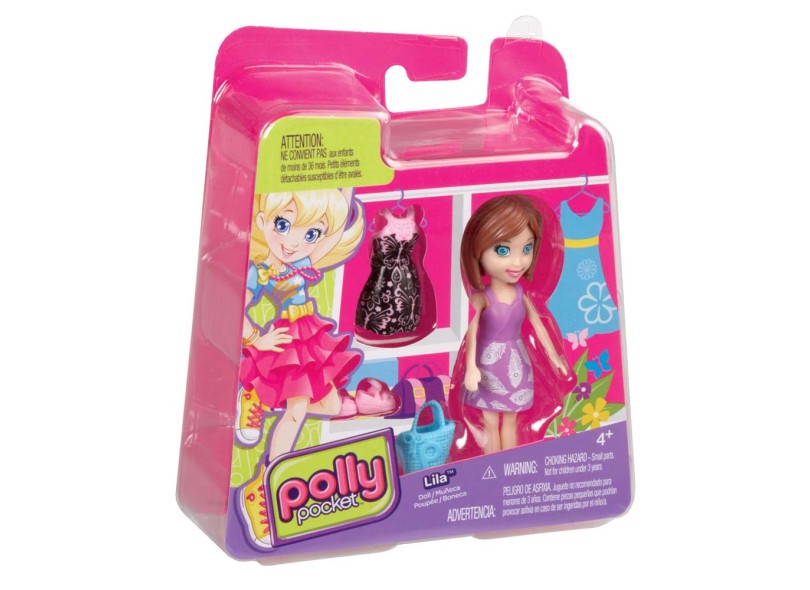 Boneca Polly Lea Vestido Mattel