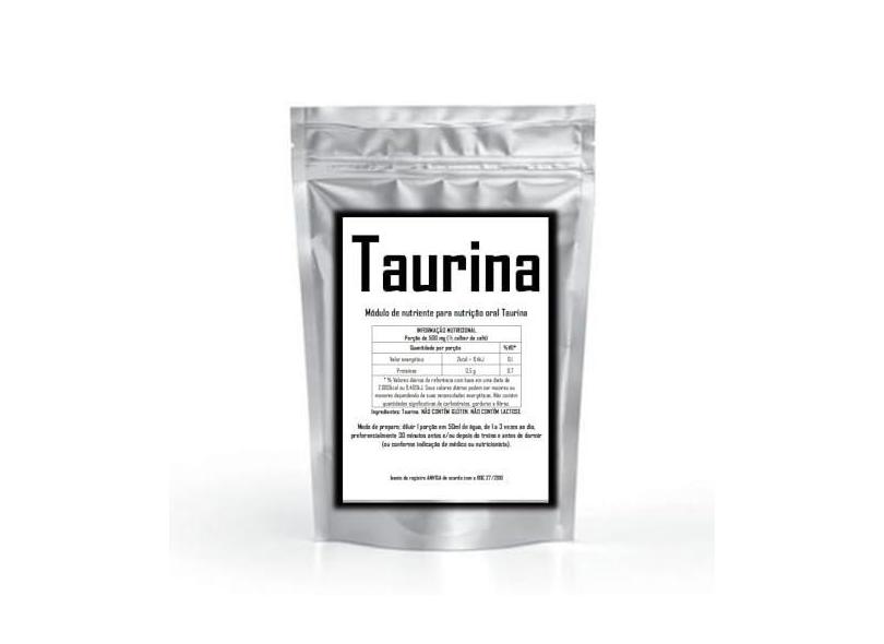 L-taurina 250g - 100% Pura - Importada - Shape It