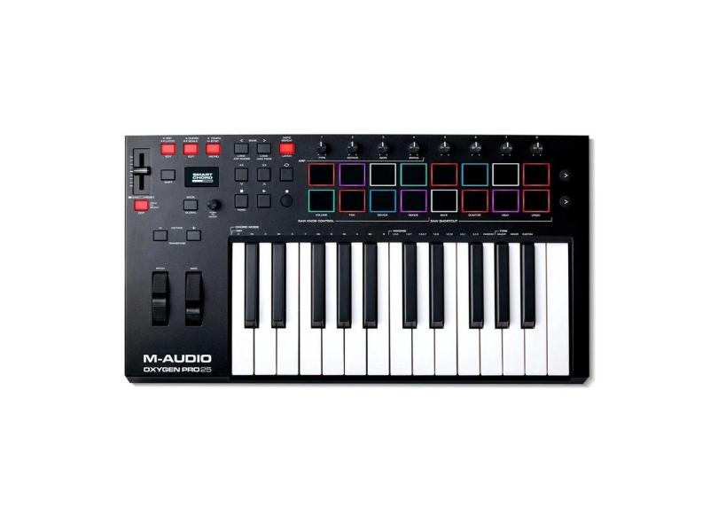 Teclado Controlador M-audio Oxygen Pro 25 Midi 25 Teclas