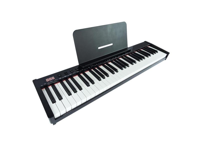 Piano Eletrônico 61 Teclas Arranjador Konix - PH61-S midi e Bateria Recarregável