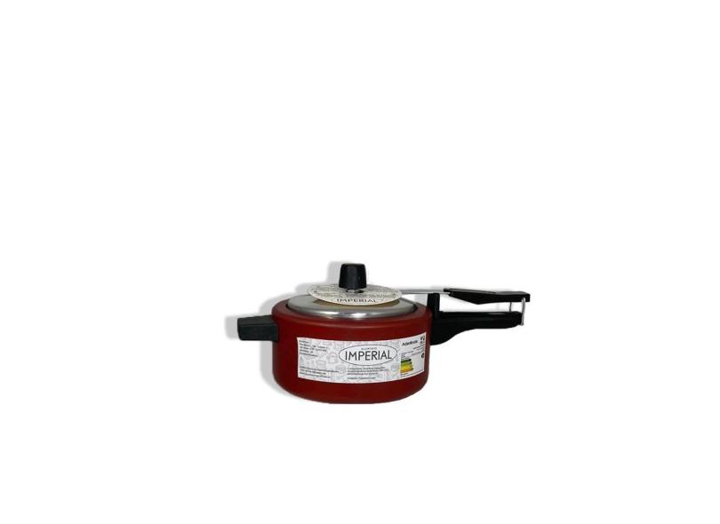 Panela de Pressão Antiaderente Teflon Alumínio Imperial 2L Vermelho