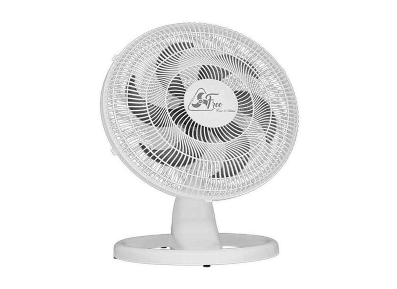 Ventilador De Mesa E Parede Delta Free Branco 40 Cm Grade Plástica - Venti Delta