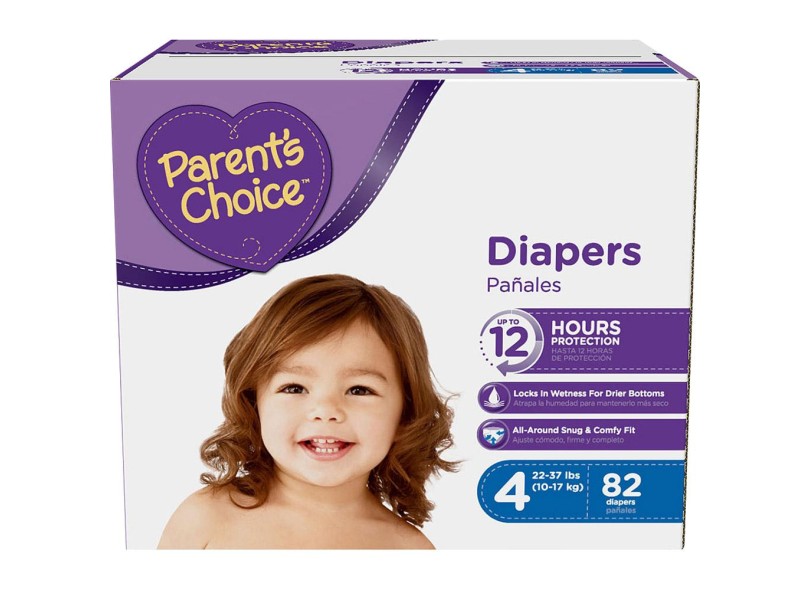 Fralda Parent's Choice Diapers G 82 Und