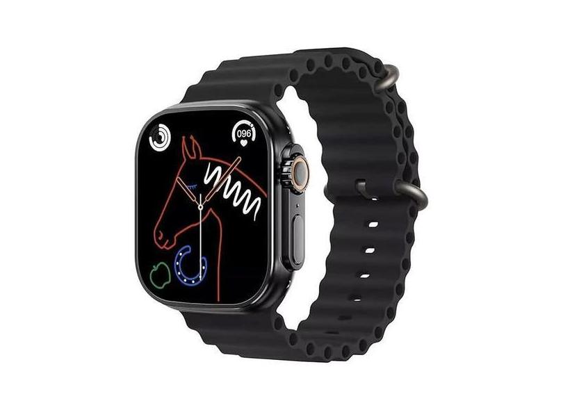 Relógio Inteligente Smartwatch Ultra 9 S9  Preto Series 9 49mm Gps Bus