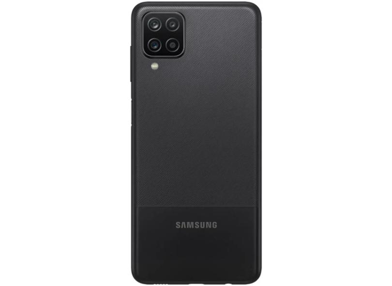 Smartphone Samsung Galaxy A12 SM-A125MZ 64GB Câmera Quádrupla 2 Chips Android 10