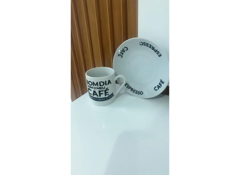 Jogo 6 Xícara Chá Café Verde 170Ml Porcelana em Promoção é no Bondfaro