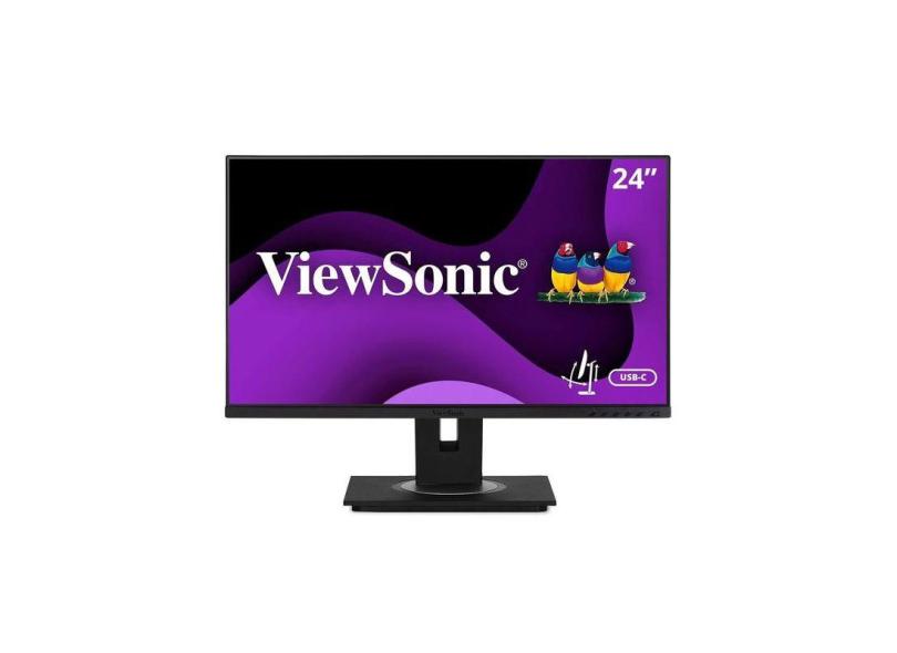 Monitor Profissional ViewSonic VG2456A HD 24 ips Full HD Preto