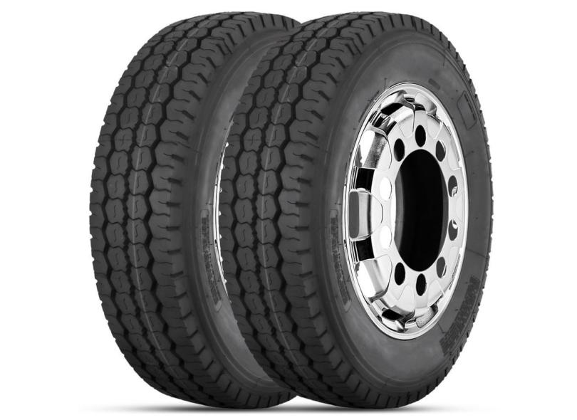 Kit 2 Pneu Xbri Aro 17.5 235/75R17.5 tl 143/141J Robusto P1
