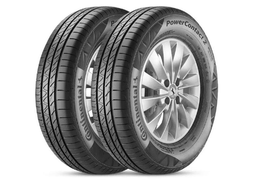 Jogo 2 Pneus Continental Aro 15 Powercontact 2 185/60R15 84H