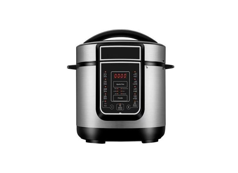 Panela De Pressão Elétrica 5 Litros AçoInox Timer Digital  - HN, 110V