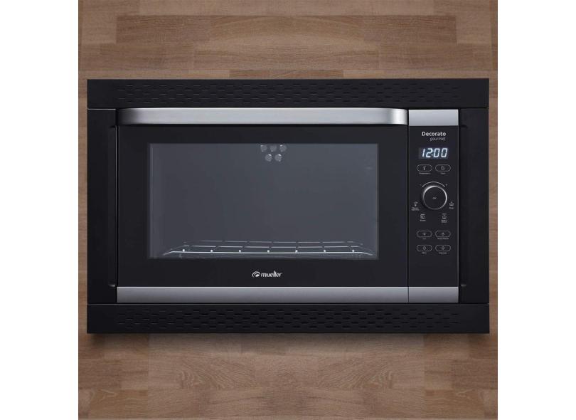 Forno Elétrico para Embutir Decorato Gourmet 44 Litros Mueller 127v Preto Preto