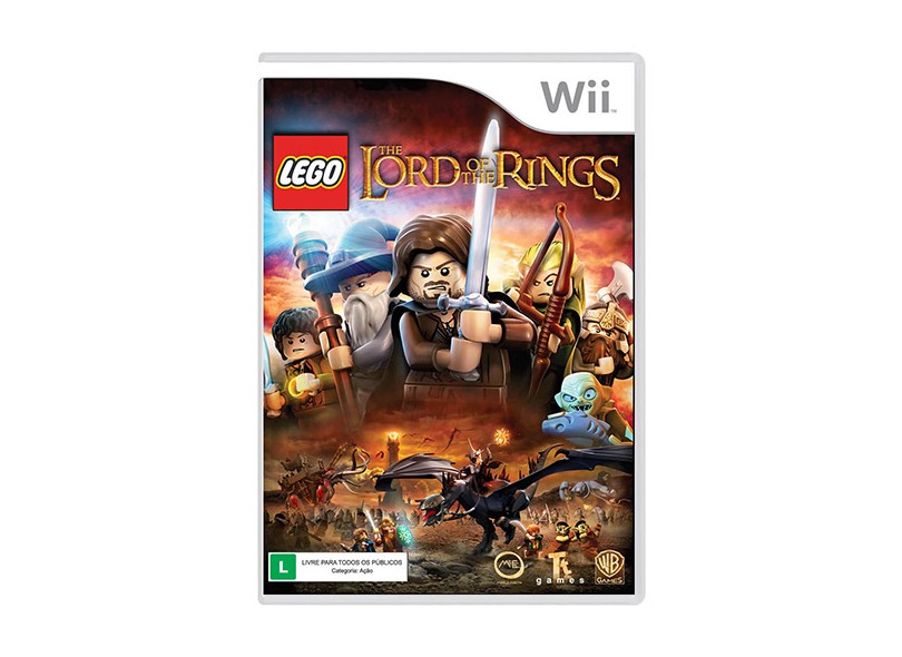Jogo Lego ord of The Rings Wii Warner Bros