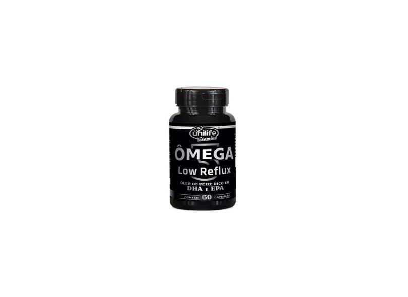 kit Com 3 Ômega Low Reflux Limão 1000mg 60 cápsulas Unilife em Promoção