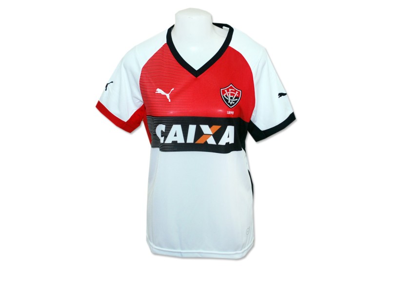 Camisa Jogo Feminina Vitória II 2014 sem número Puma