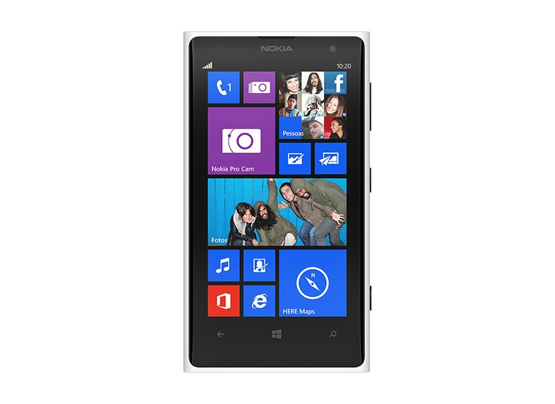 Smartphone Nokia Lumia 1020 Câmera 41,0 MP 32GB Windows Phone 8 Wi-Fi 3G 4G