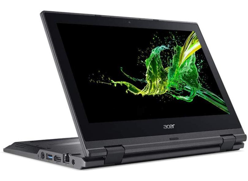 Notebook Conversível Acer TravelMate Intel Celeron N3450 4 GB de RAM 128.0 GB 11.6 " Full Touchscreen Windows 10 TMB118-RN-C0A9