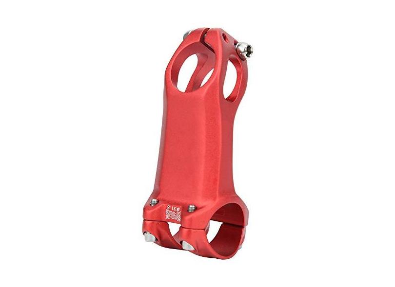 Braçadeira de Haste de Bicicleta de 60 Mm Haste de Bicicleta Em Liga de Alumínio, Haste de Bicicleta para Guidão de Bicicleta para Bicicleta XC, Munição para Bicicleta de Estrada