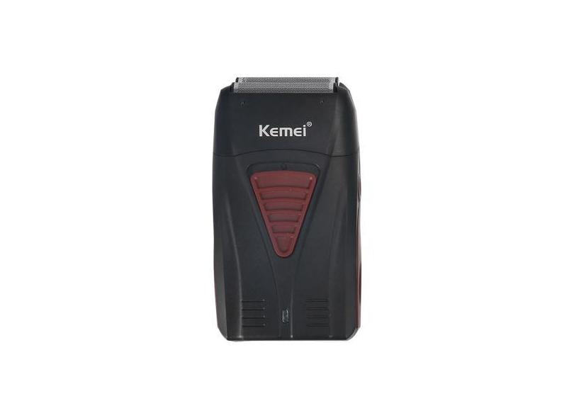 Máquina Barbeador Shaver Kemei Km 3381 Recarregável Elétrico Sem Fio B