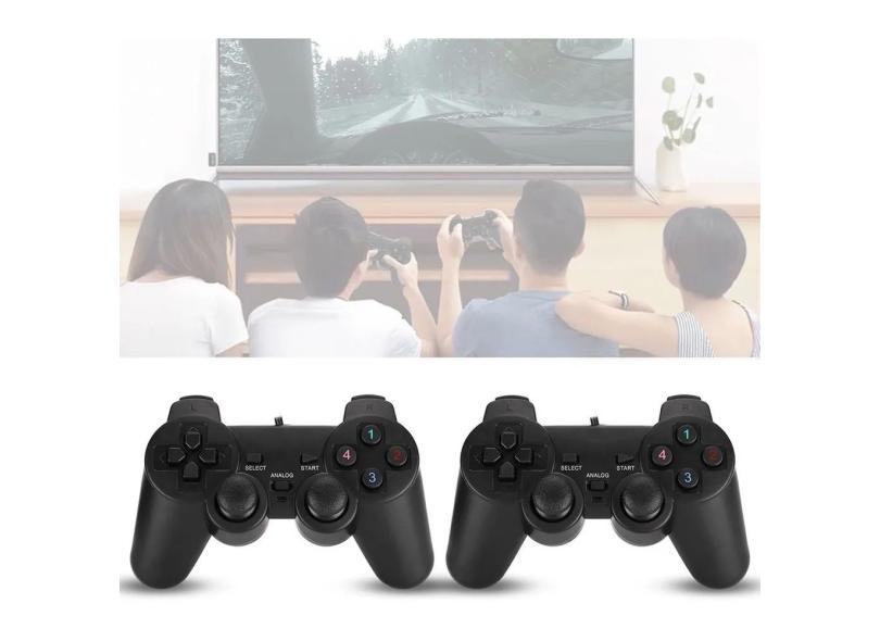 Controle Usb Analógico 4x1 Para Pc Play 3 Raspberry Notebook com o ...