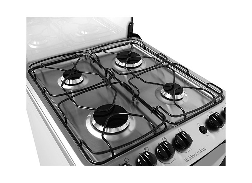 Fogão de Piso Electrolux Celebrate Duplo Forno 4 Bocas Acendimento Automático com Forno Duplo 56DB