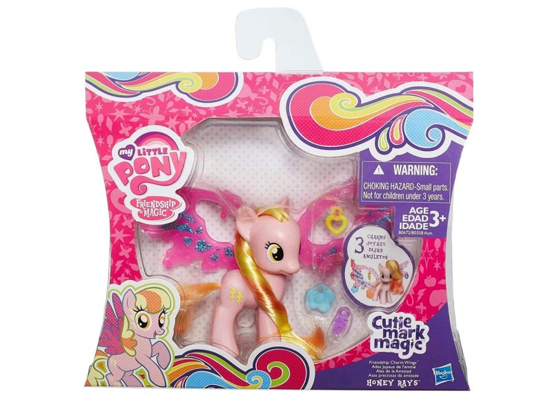 Boneca My Little Pony Honey Rays Cutie Mark Magic B0672 Hasbro