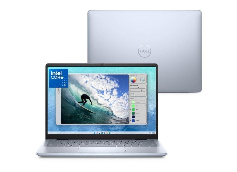 Notebook Dell Inspiron I14-I120U-M10S 14&quot; FHD+ Intel® Core™ 5 120U 8GB 512GB SSD Windows 11 Prata Gelo + Garantia Local