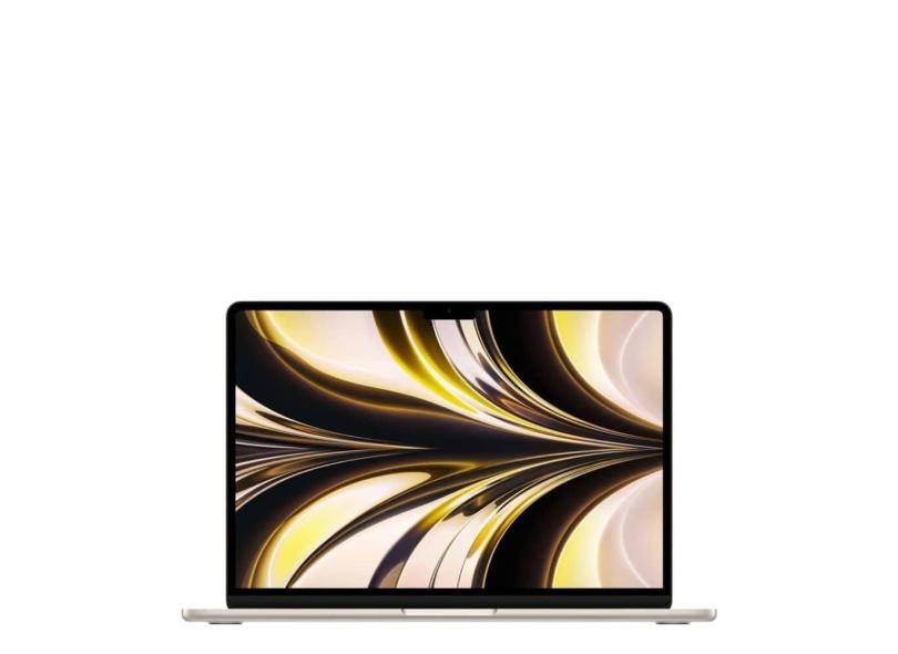 MacBook Air 13&quot;, M2, CPU 8 núcleos e GPU 10 núcleos, 8GB RAM, 512GB SSD - Estelar