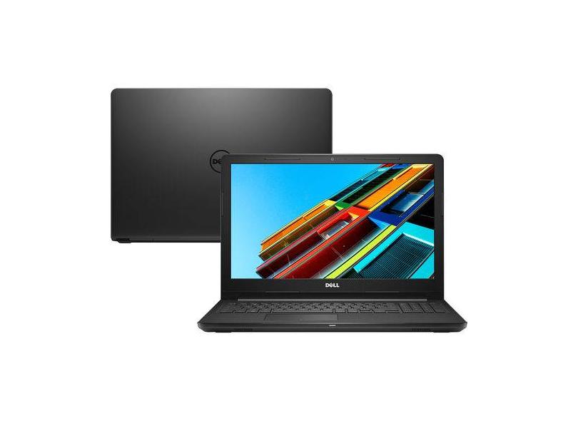 Notebook Dell Inspiron 3000 Intel Core i3 7020U 7ª Geração 4GB de RAM HD 1 TB 15,6" Linux I15-3567-D15