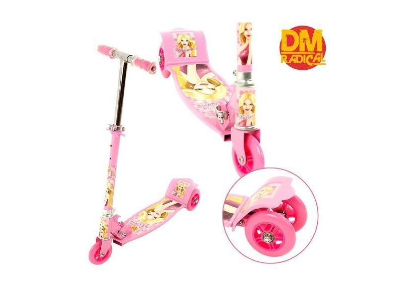 Patinete de 3 Rodas Radical Top Belinda Rosa - DM Radical