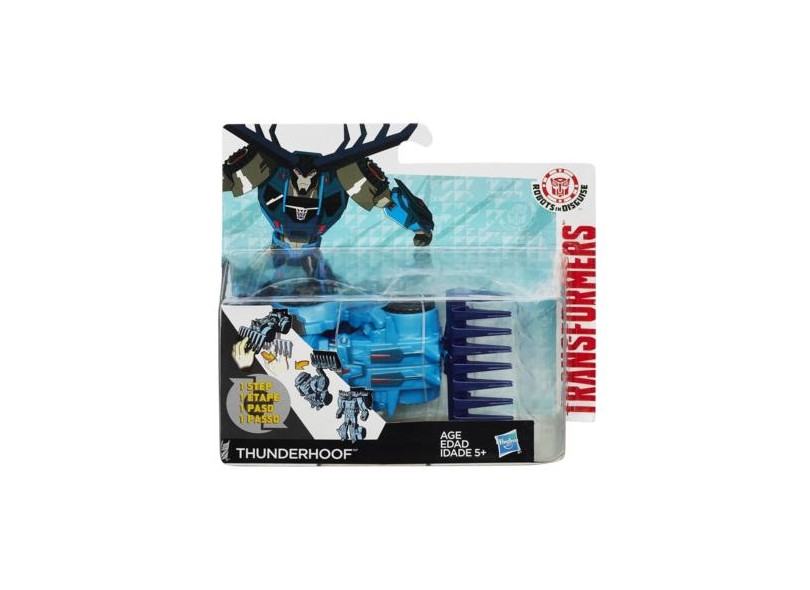 Boneco Transformers Robots In Disguise One-Step Changers Thunderhoof B1731 - Hasbro