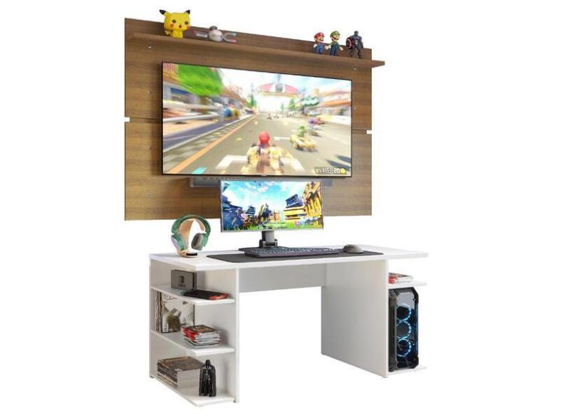 Mesa Gamer Madesa 9409 E Painel Para Tv At  65 Polegadas - Br