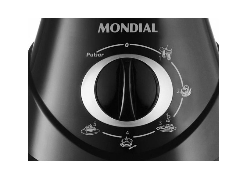 Liquidificador Mondial Premium L-53 1.5 l 5 Velocidades 400 W