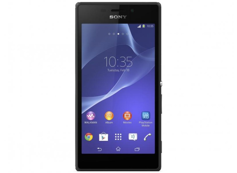 Smartphone Sony Xperia M2 D2306 Câmera 8,0 MP 8GB Android 4.3 (Jelly Bean) Wi-Fi 3G 4G