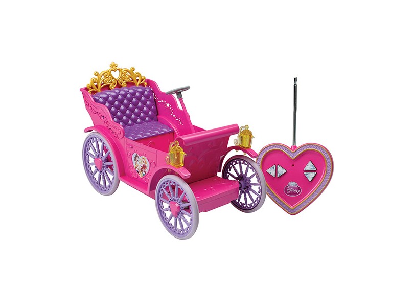 Carrinho de Controle Remoto Candide Carruagem Mágica das Princesas