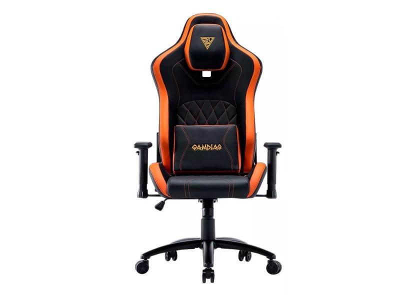 Cadeira Gamer Gamdias Zelus M3 L Bo Reclinável Laranja 140Kg