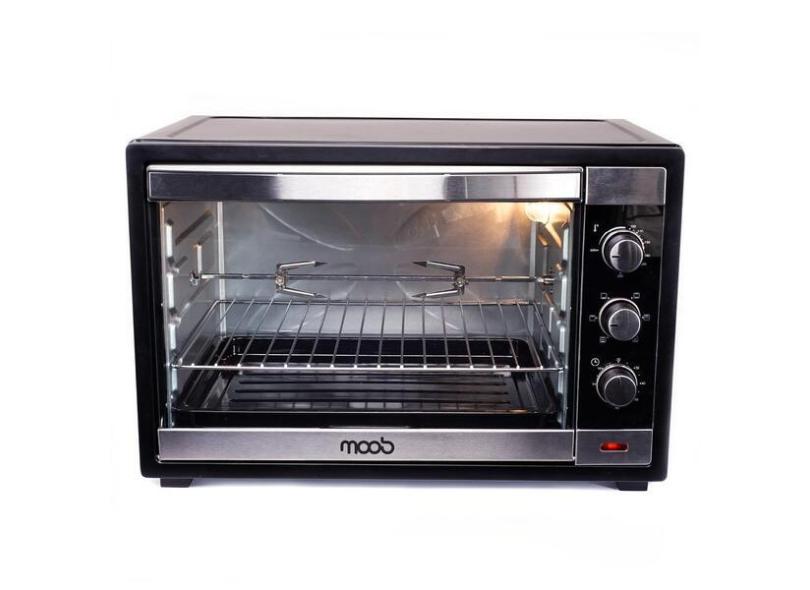 Forno Eletrico Moob 60l 2200w Preto Espeto Giratorio 220v