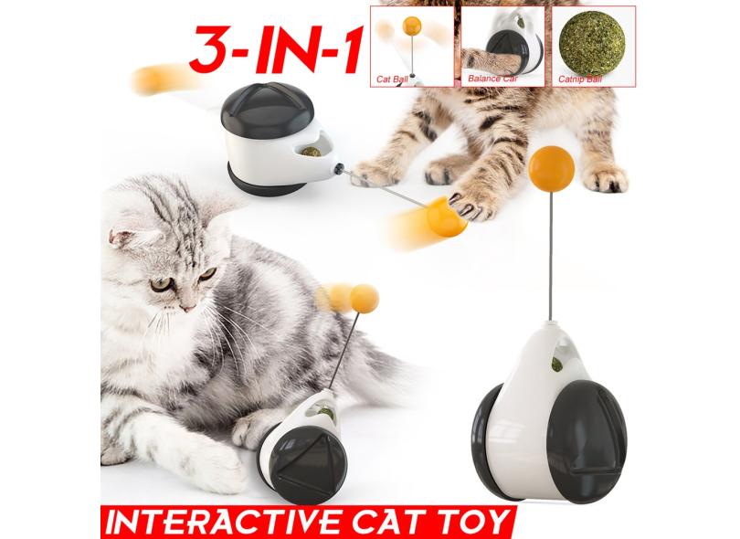 Engraçado Teaser Interativo para Gatos, Brinquedo de Treinamento