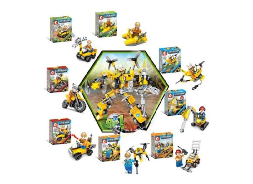 Kit 8 Em 1 Personagens Game Roblox - Lego - Bloco De Montar em Promoção é  no Buscapé