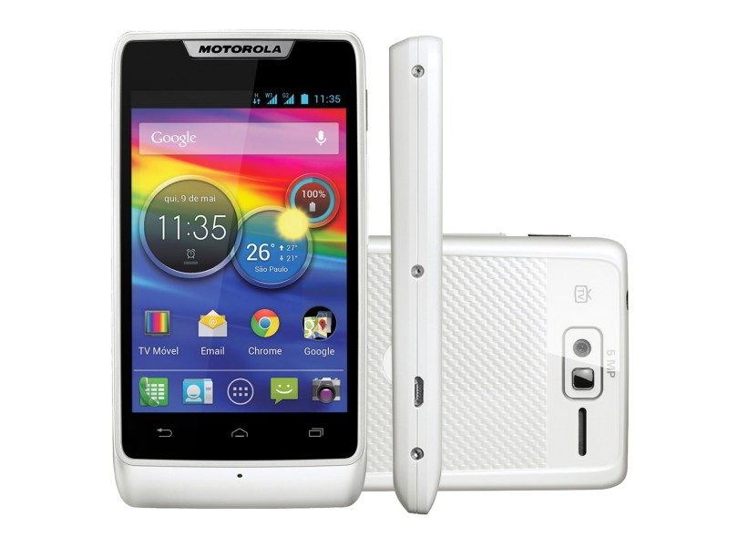 Smartphone Motorola Razr D1 XT915 5,0 MP 4GB Android 4.1 (Jelly Bean) 3G Wi-Fi