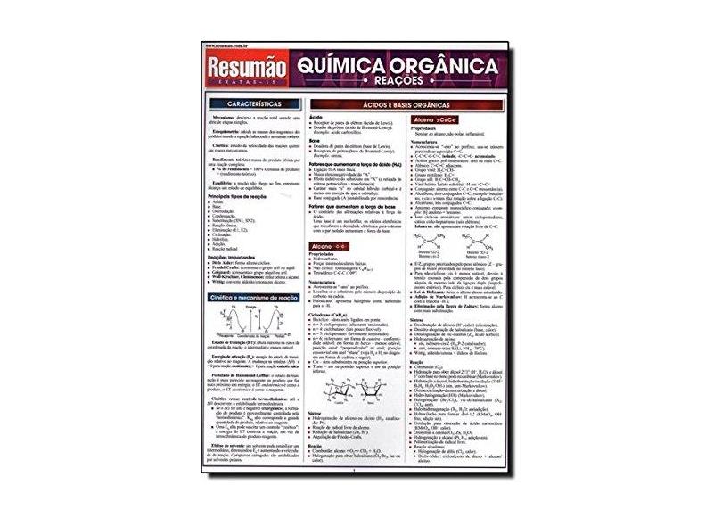 Resumão Química Orgânica - Reações - Exatas 15 - Jackson, Mark - 9788577110049